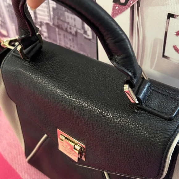 Kate Spade Black and Cream crossbody and top handle - Picture 4 of 15